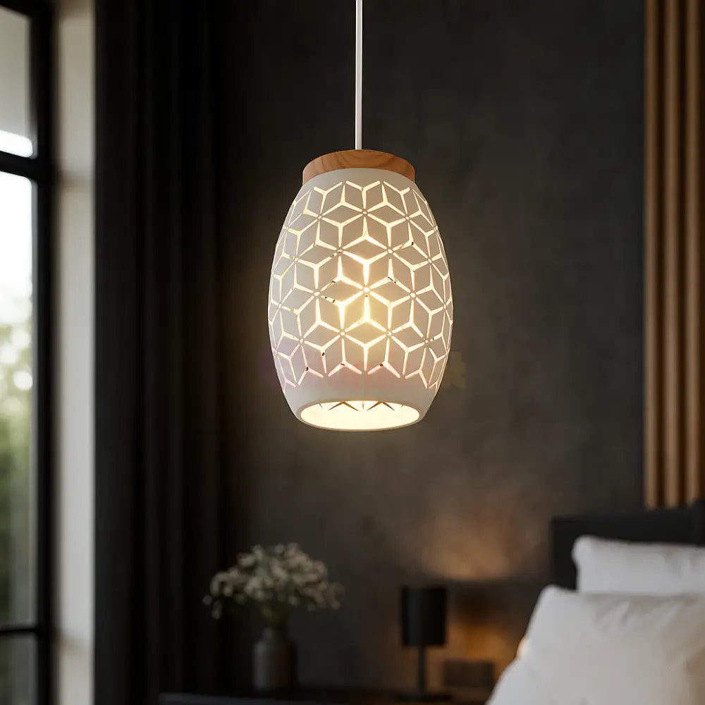 Pendul BIDAR 1xE27 Alb ALBA / VINTAGE SI RETRO DESIGN Lighting Fixtures