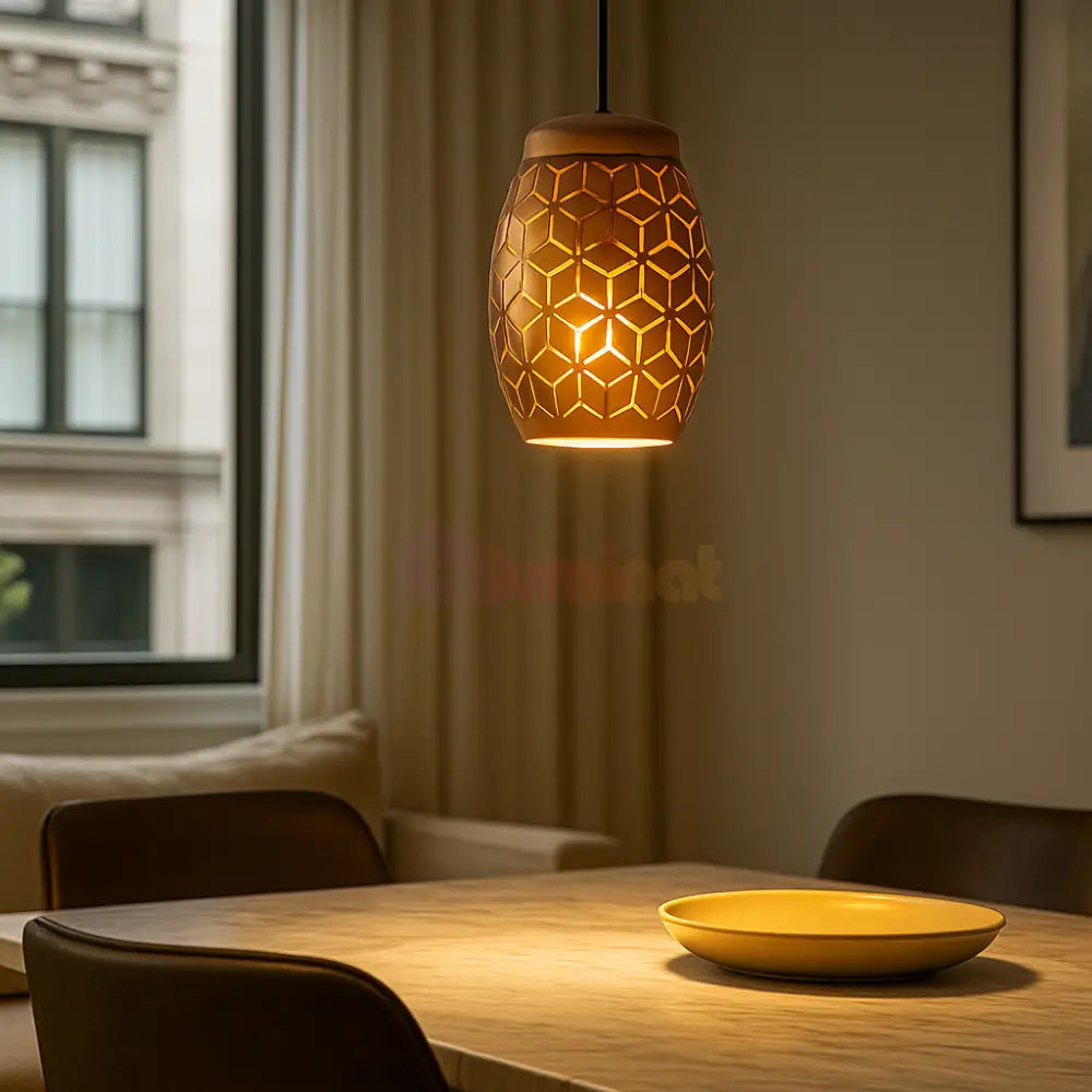 Pendul BIDAR 1xE27 Maro MARO / LUXURY Lighting Fixtures