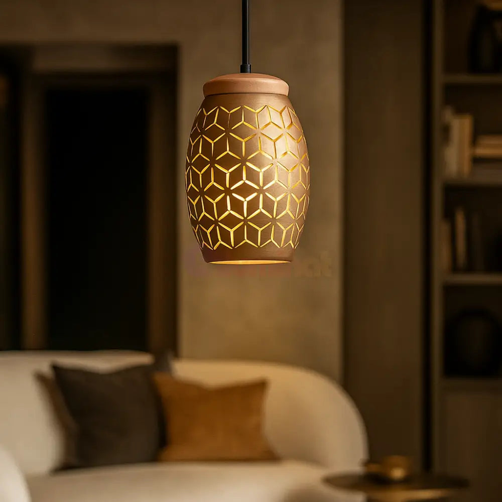 Pendul BIDAR 1xE27 Maro MARO / LUXURY Lighting Fixtures