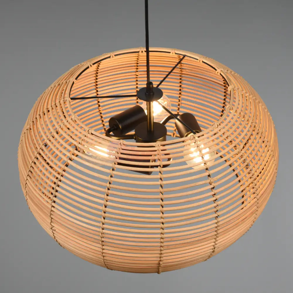 Pendul INGA Wood 3xE27 NEAGRA Lighting Fixtures