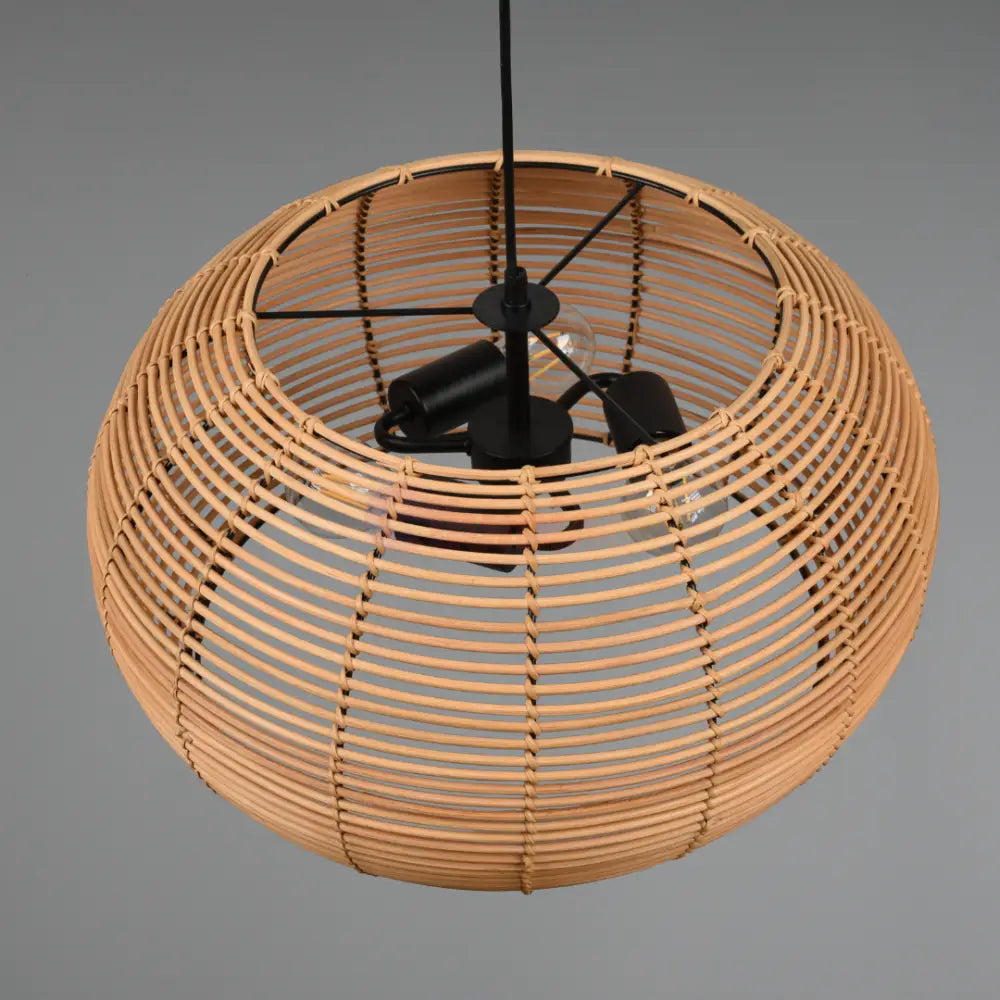 Pendul INGA Wood 3xE27 NEAGRA Lighting Fixtures