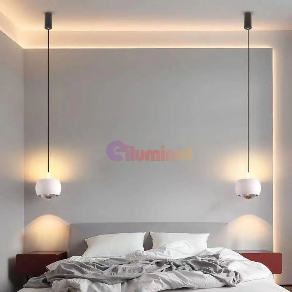 Pendul LED 12W Z2 Alb Reglabil Pull UP/DOWN ALBA / 10CM led ceiling light