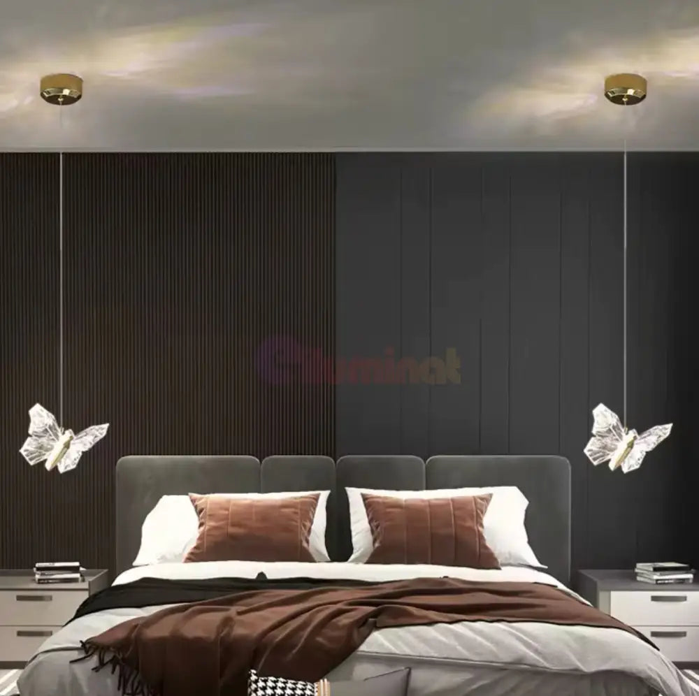 Pendul LED Gold Butterfly 12W AURIE / NORDIC Lighting Fixtures