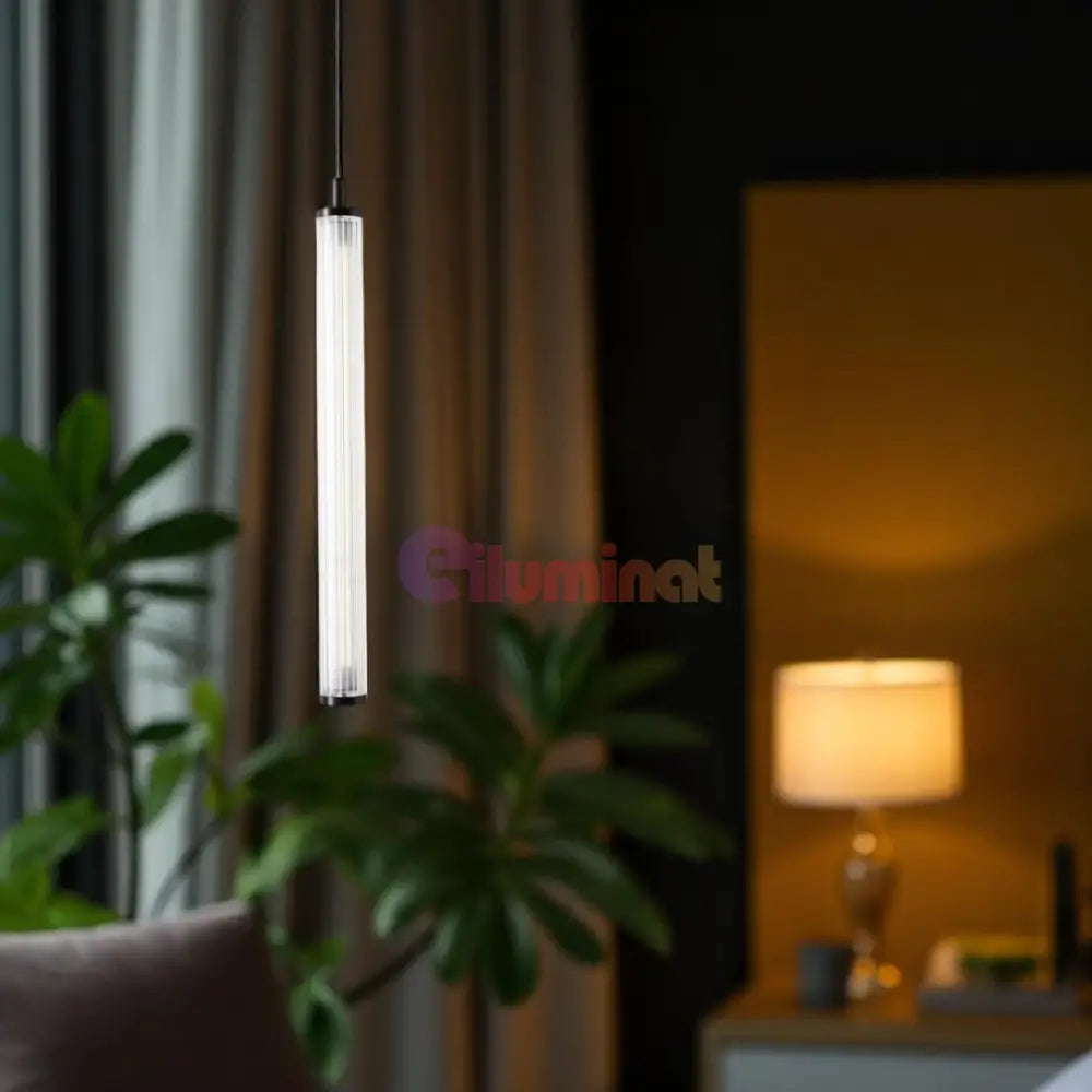 Pendul LED Black Sticla Stilo NEAGRA / NORDIC Lighting Fixtures