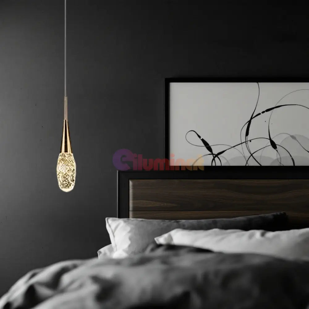 Lustra LED Cristal Golden Drop AURIE / NORDIC Lighting Fixtures
