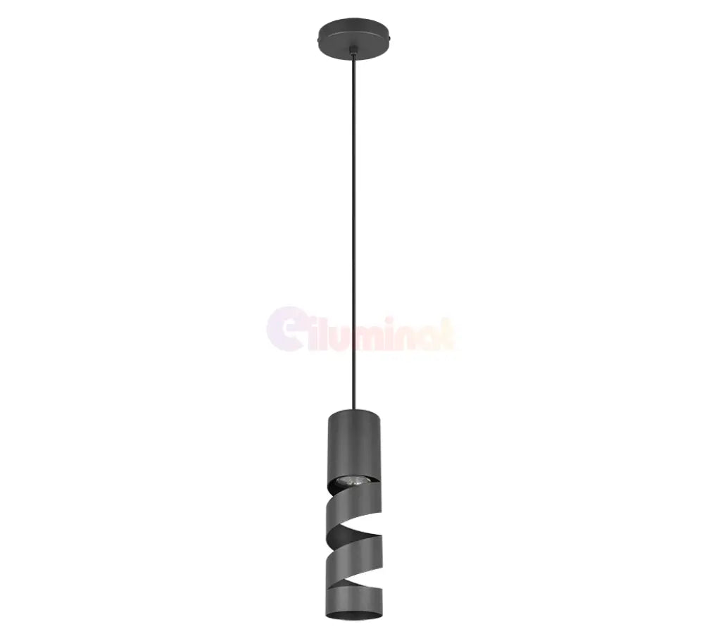 Pendul LED STREAM Black 1xGU10 NEAGRA / LUXURY Lighting Fixtures