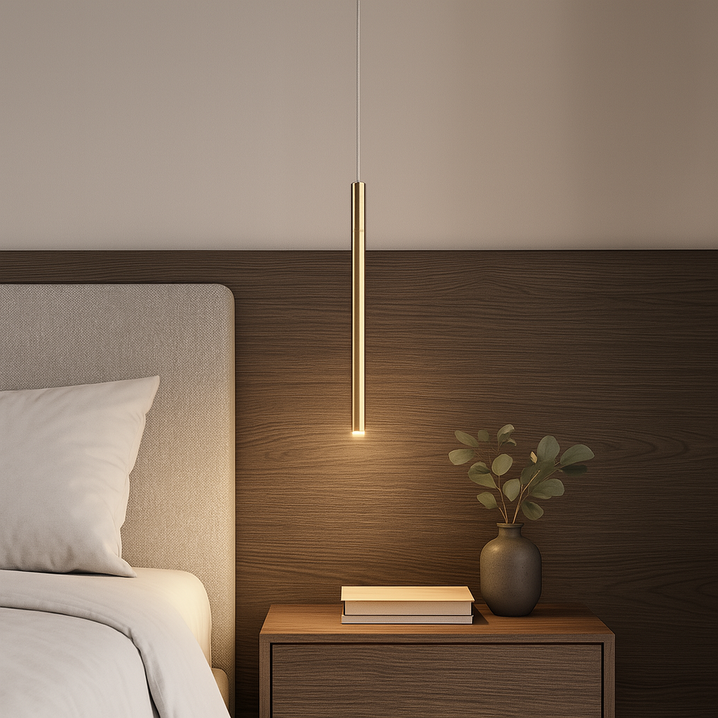 Pendul LED LOYA Gold UltraSlim Premium AURIE / NORDIC Lighting Fixtures