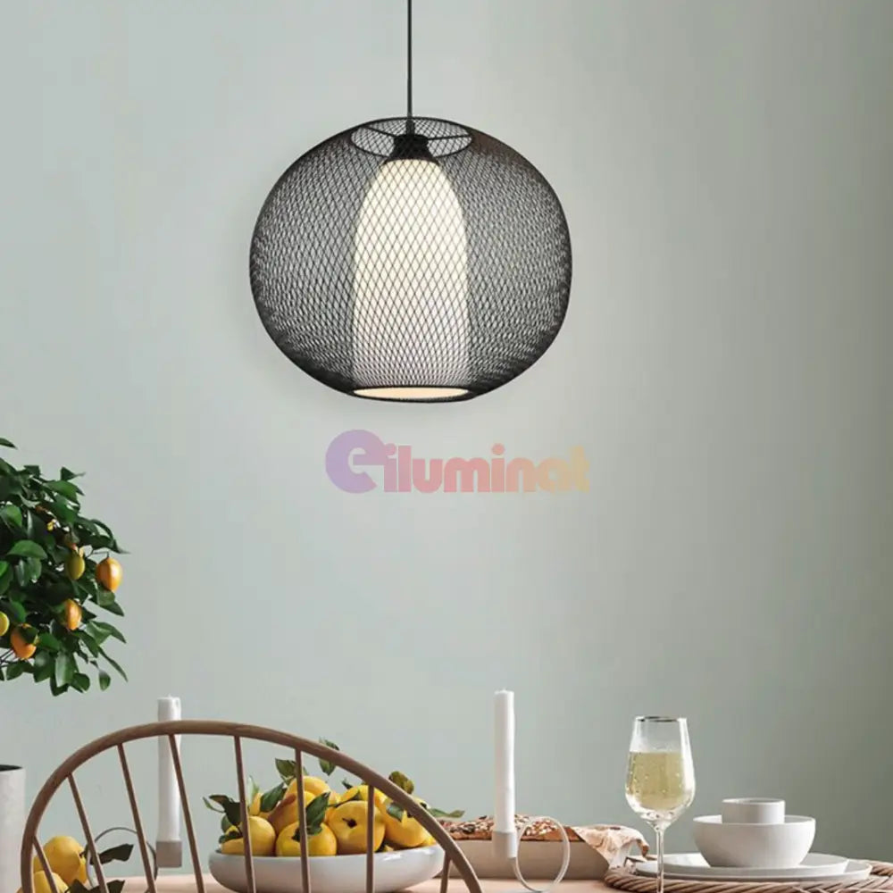 Lustra 1xE27 NovaField Suspendata 60W NEAGRA / SUSPENDATE Lighting Fixtures