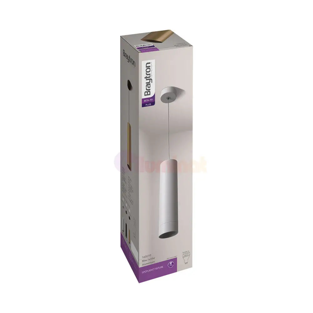Pendul Metalic Beta 1Xgu10 Alb Lighting Fixtures