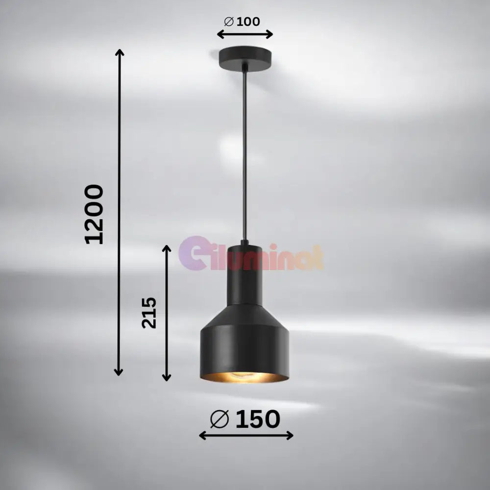 Pendul Modern E27 Arcane Black Lighting Fixtures