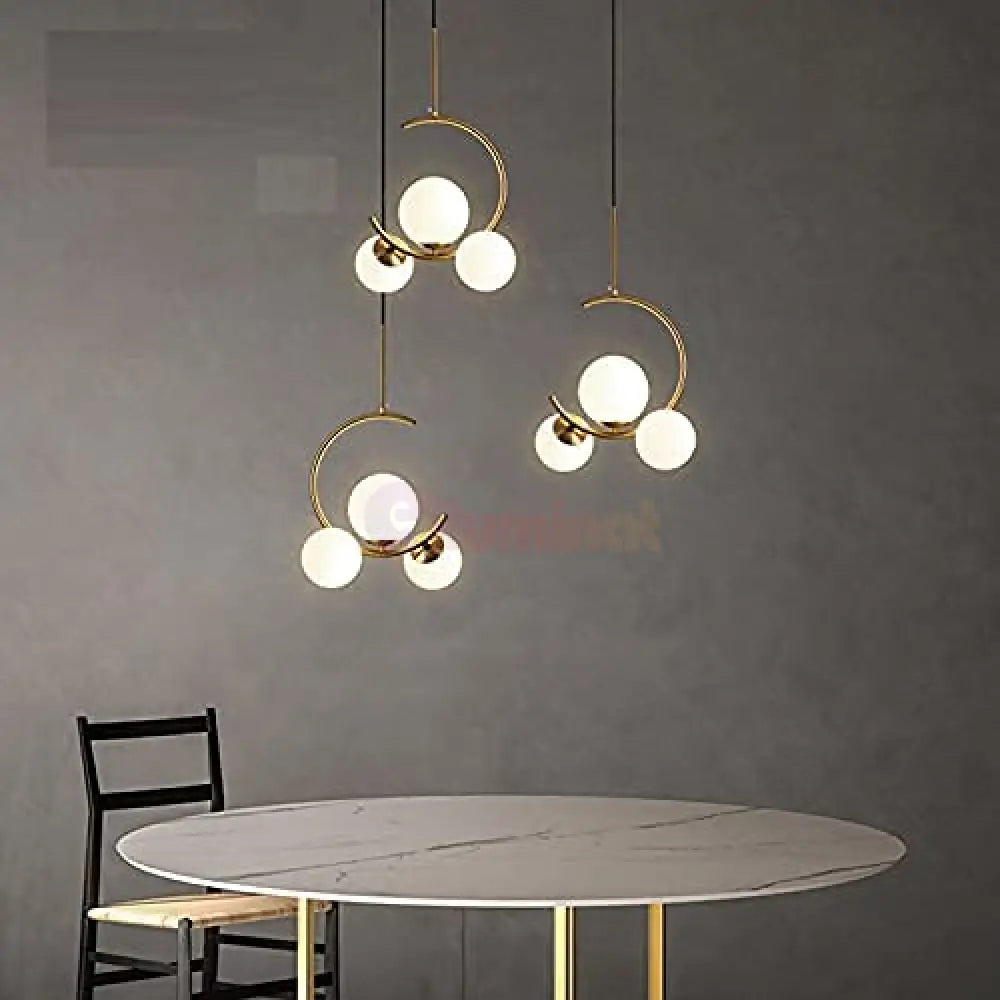 Pendul Nordic 3X E27 Golden Buds Lighting Fixtures