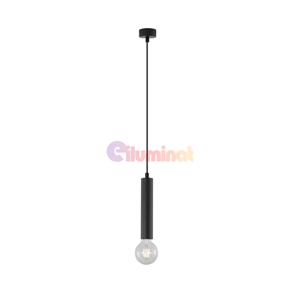 Pendul Nordic Cilindric Exquisite Black 1xE27 NEAGRA / NORDIC Lighting Fixtures