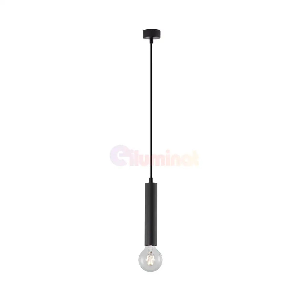 Pendul Nordic Cilindric Exquisite Black 1xE27 NEAGRA / NORDIC Lighting Fixtures