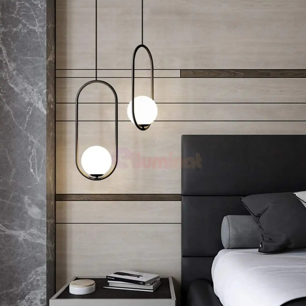 Pendul Nordic Half Moon Black NEAGRA / NORDIC Lighting Fixtures