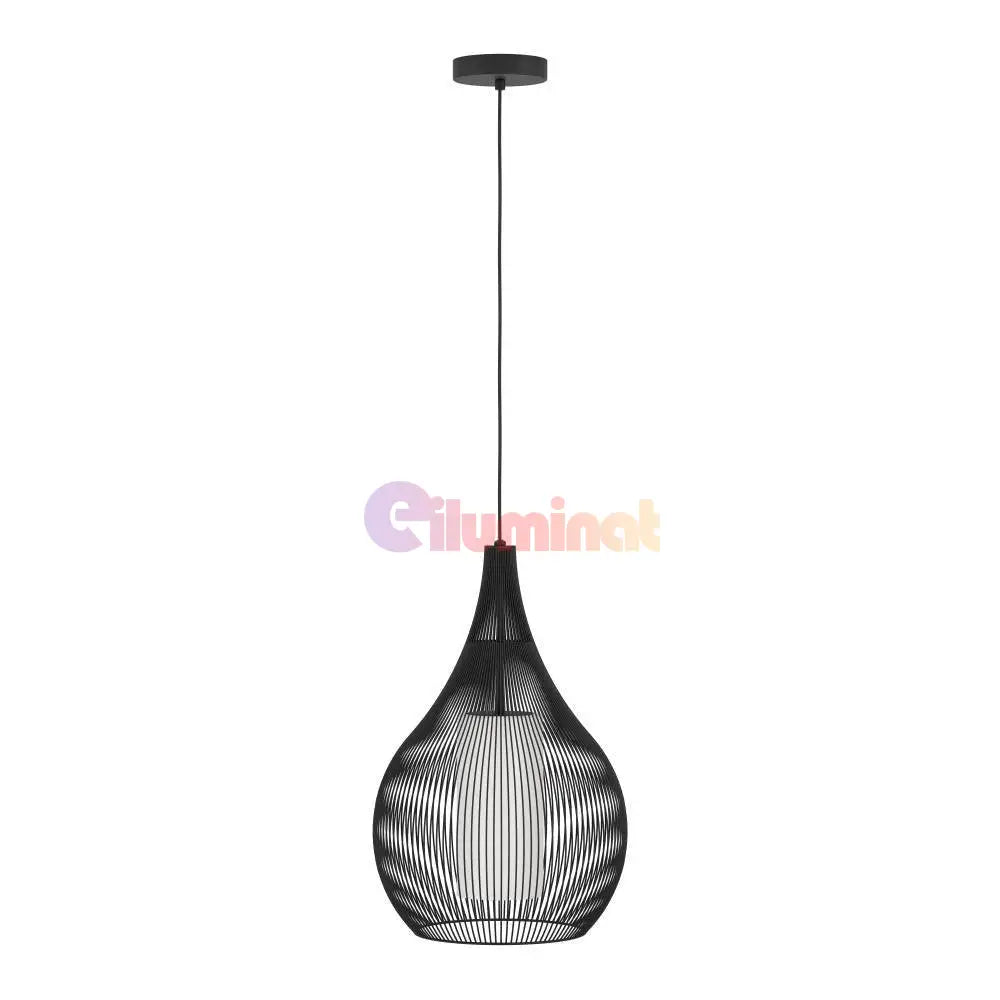 Pendul RAZONI 1 Black 110CM NEAGRA / ABAJUR Lighting Fixtures