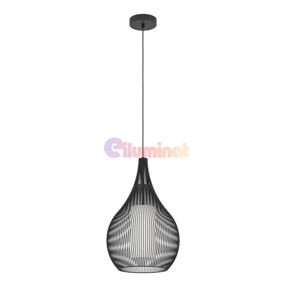 Pendul RAZONI 1 Black 110CM NEAGRA / ABAJUR Lighting Fixtures