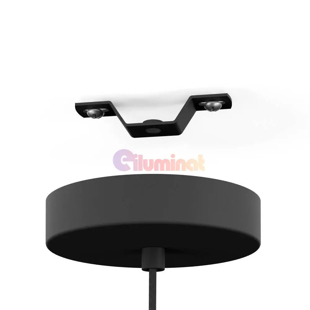 Pendul RAZONI 1 Black 110CM NEAGRA / ABAJUR Lighting Fixtures
