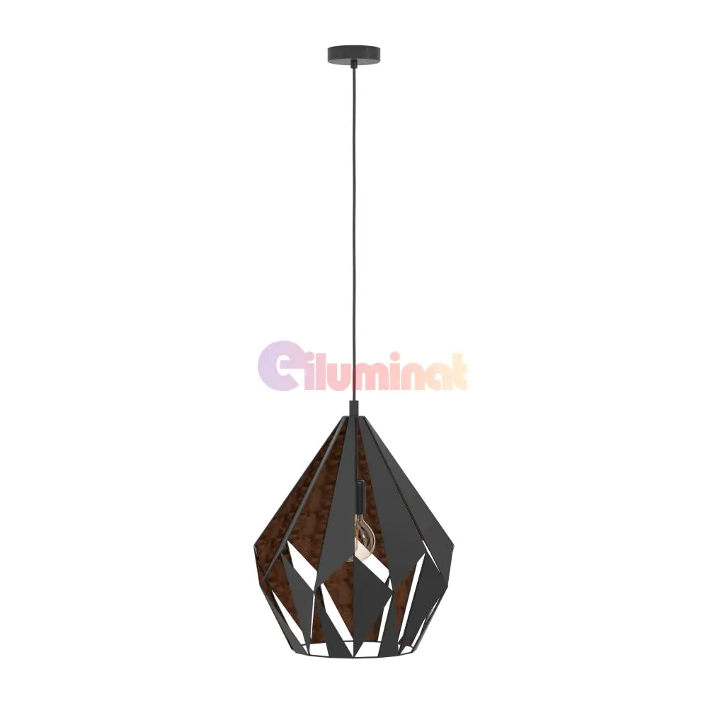 Pendul Vintage CARLTON 1 150CM Eglo NEAGRA / VINTAGE SI RETRO DESIGN Lighting Fixtures