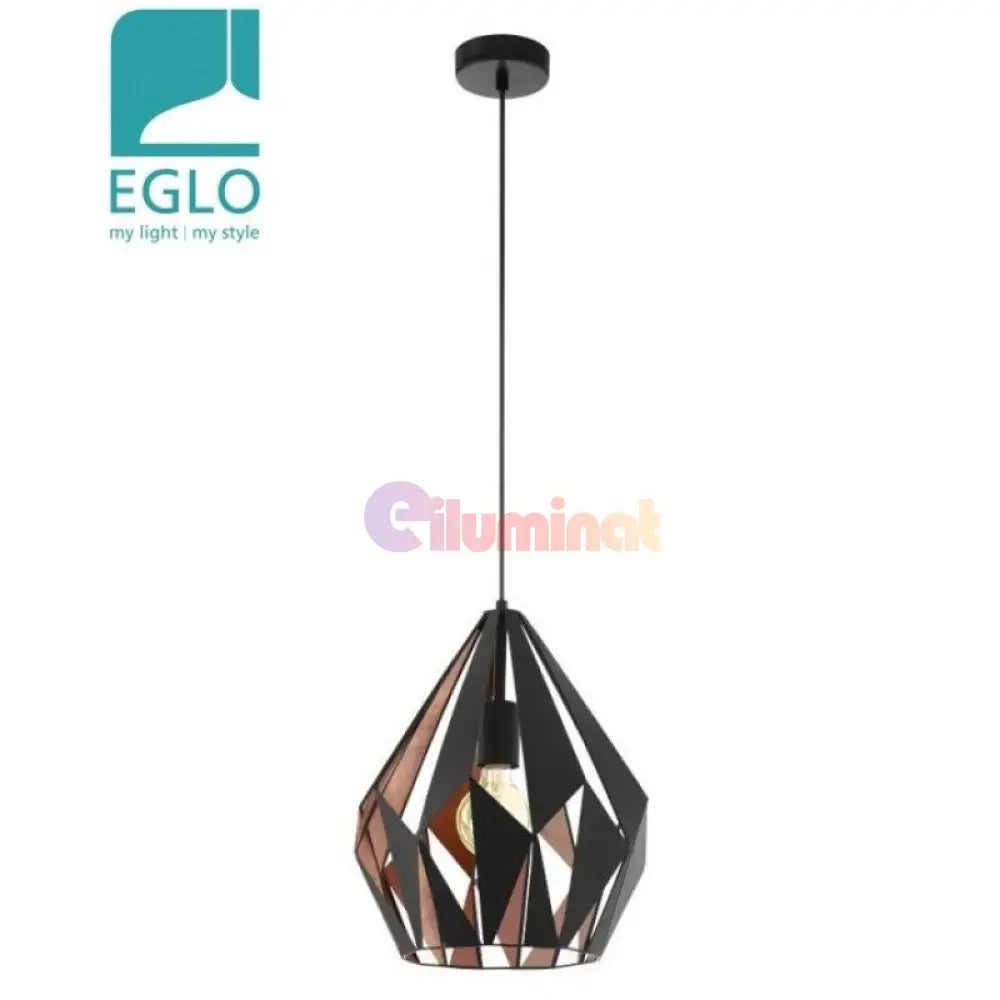 Pendul Vintage E27 Carlton1 Eglo 49254 Lighting Fixtures