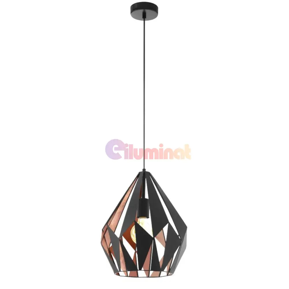 Pendul Vintage E27 Pheonix Negru Lighting Fixtures