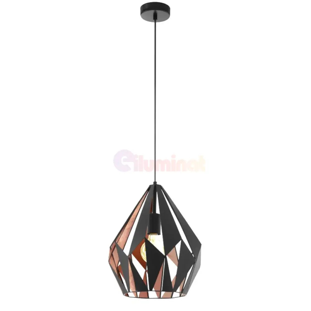 Pendul Vintage E27 Pheonix Negru Lighting Fixtures