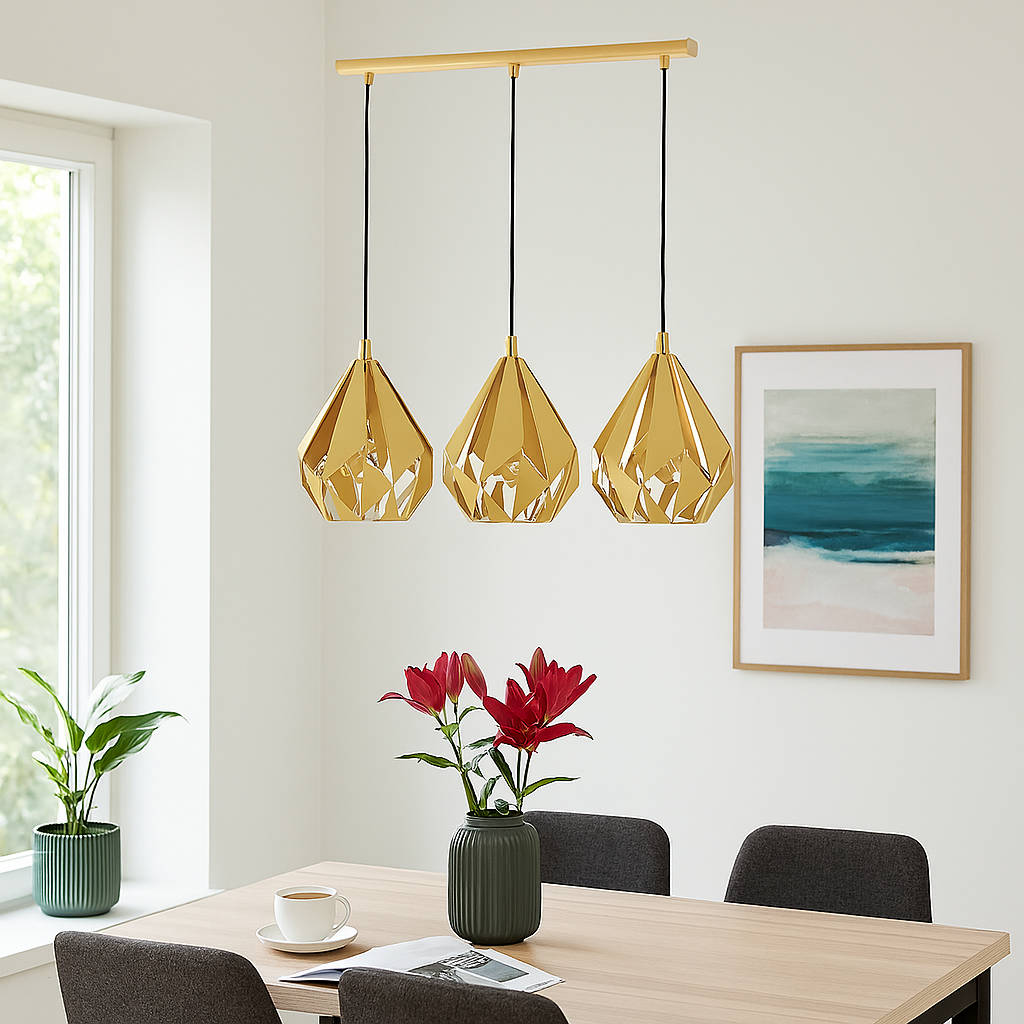 Pendul vintage EGLO CARLTON 43909 AURIU / VINTAGE SI RETRO DESIGN Lighting Fixtures