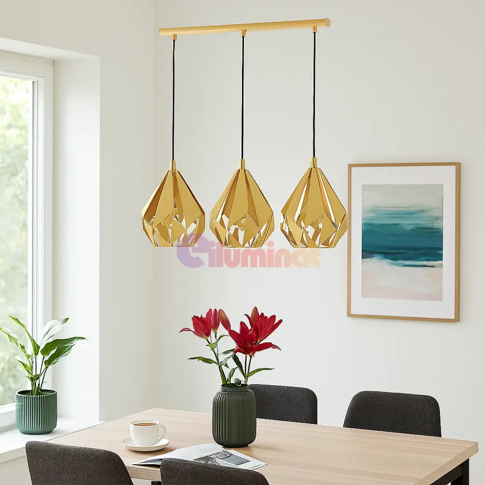 Pendul vintage EGLO CARLTON 43909 AURIU / VINTAGE SI RETRO DESIGN Lighting Fixtures