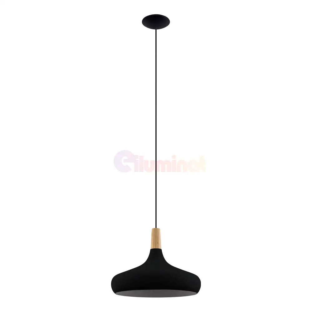 Pendul Vintage Maxi SABINAR Black 110CM Eglo NEAGRA / VINTAGE SI RETRO DESIGN Lighting Fixtures