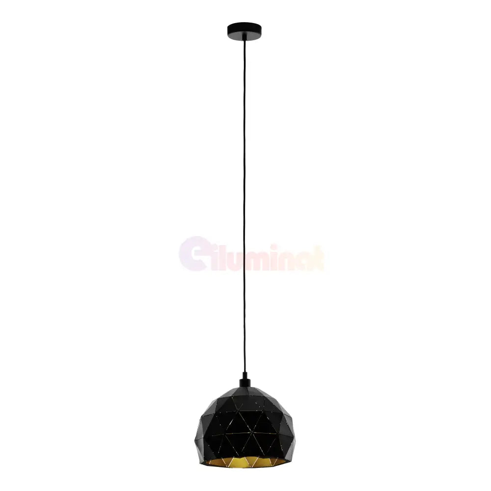 Pendul Vintage Mini ROCCAFORTE 110CM Eglo NEGRU + AURIU / VINTAGE SI RETRO DESIGN Lighting Fixtures