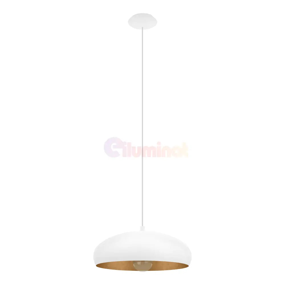 Pendul Vintage MOGANO 1 White & Gold 110CM Eglo ALBA / VINTAGE SI RETRO DESIGN Lighting Fixtures
