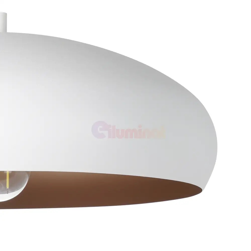 Pendul Vintage MOGANO 1 White & Gold 110CM Eglo ALBA / VINTAGE SI RETRO DESIGN Lighting Fixtures