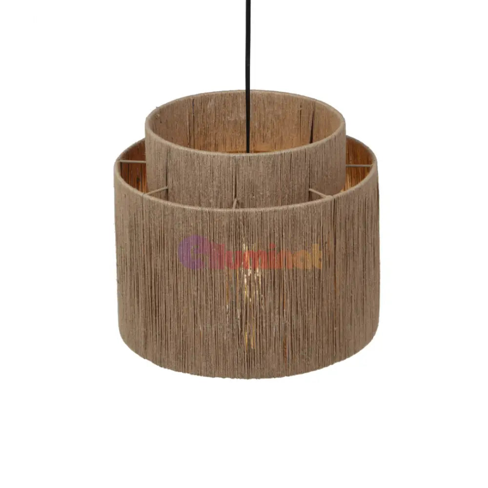 Pendul SMILLA Wood 1x E27 NEAGRA Lighting Fixtures