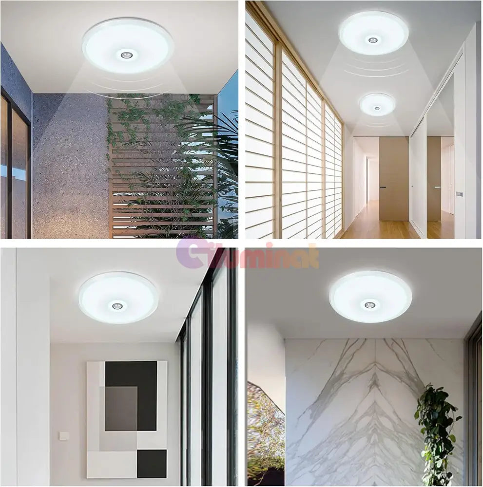 Plafoniera Led 12W Senzor Miscare Echivalent 75W Sensor Ceiling Light