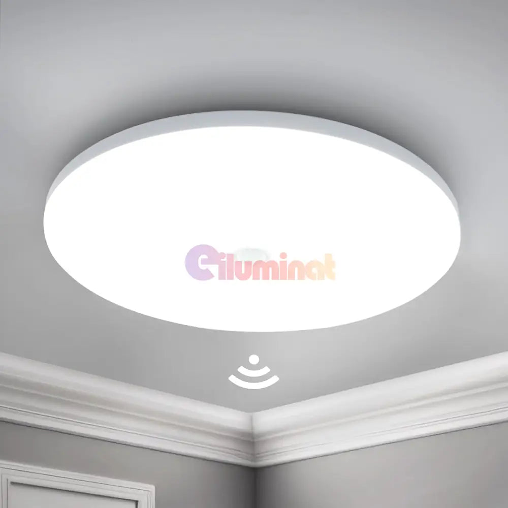 Plafoniera Led 18W Senzor Miscare Echivalent 180W Frameless Led Ceiling Light With Sensor