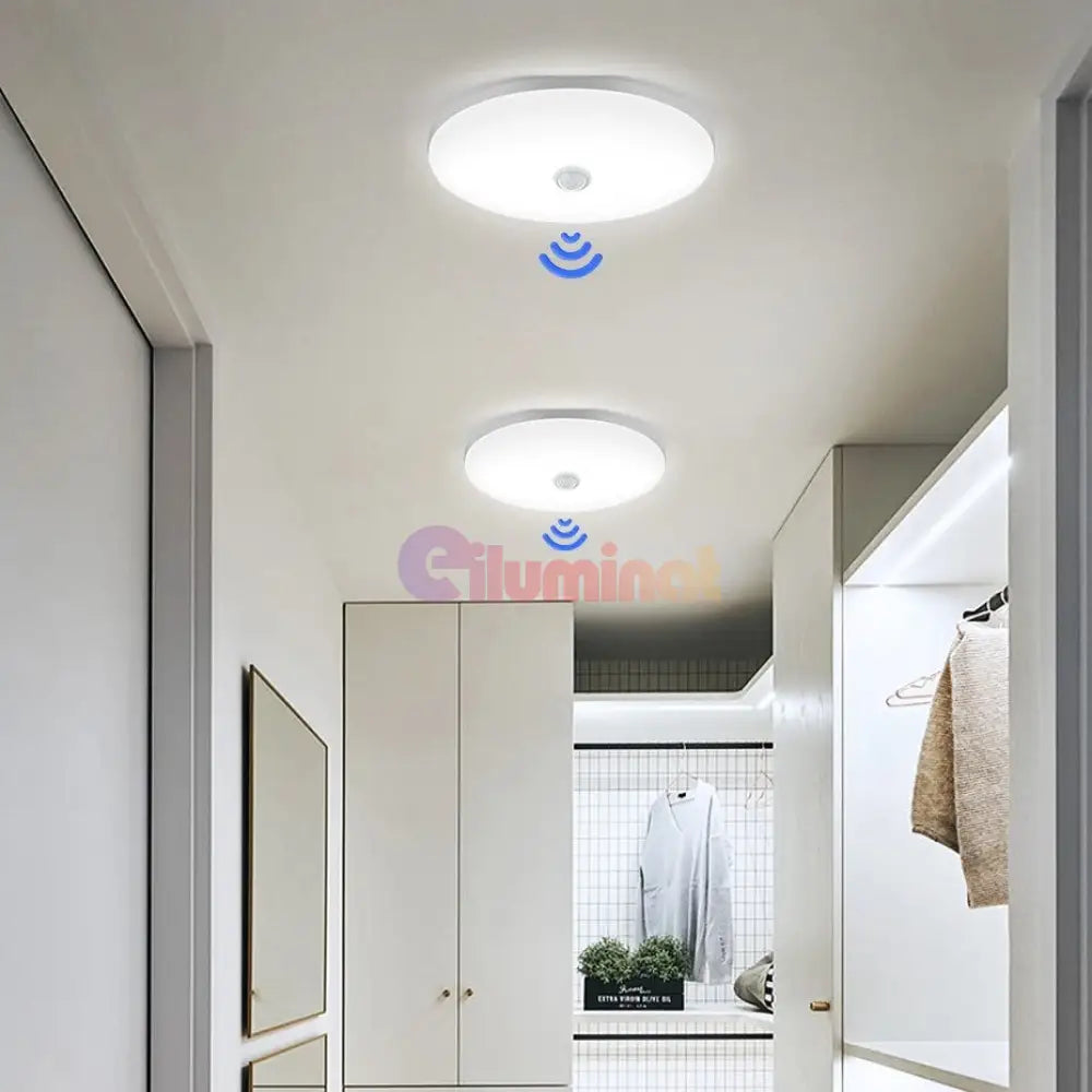 Plafoniera Led 18W Senzor Miscare Echivalent 180W Frameless Led Ceiling Light With Sensor