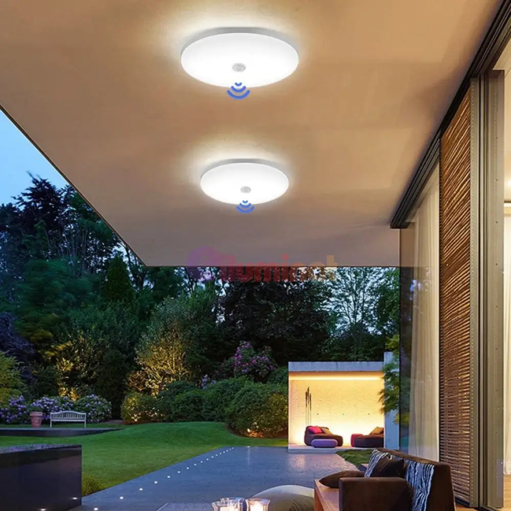 Plafoniera Led 18W Senzor Miscare Echivalent 180W Frameless Led Ceiling Light With Sensor