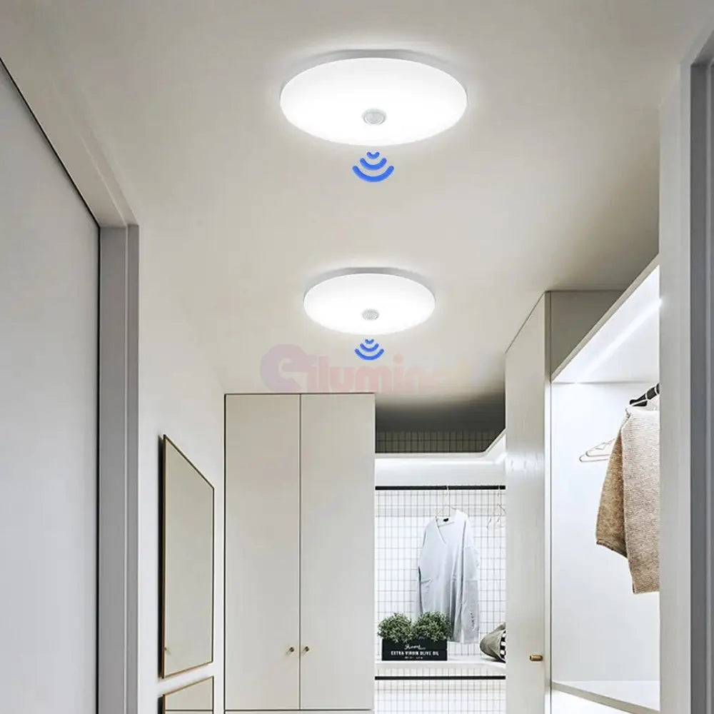 Plafoniera Led 18W Senzor Miscare Echivalent 180W Frameless Led Ceiling Light With Sensor