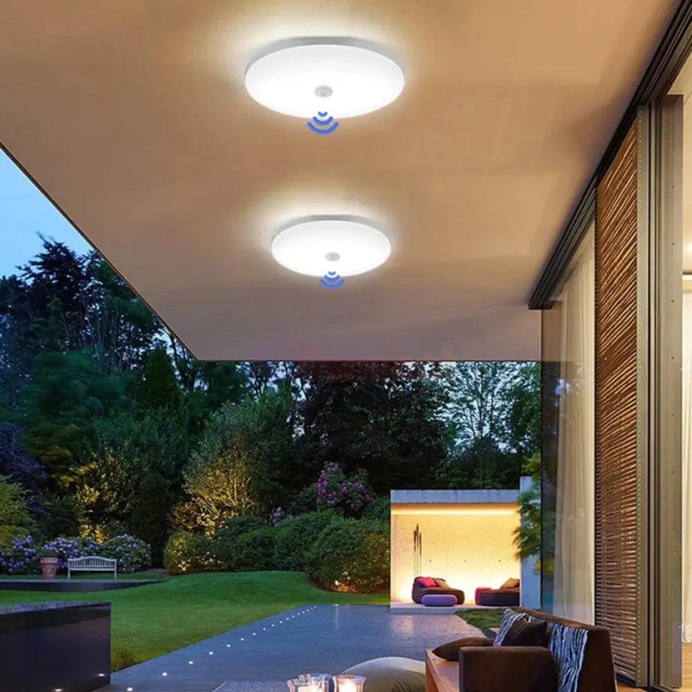 Plafoniera Led 18W Senzor Miscare Echivalent 180W Frameless Led Ceiling Light With Sensor