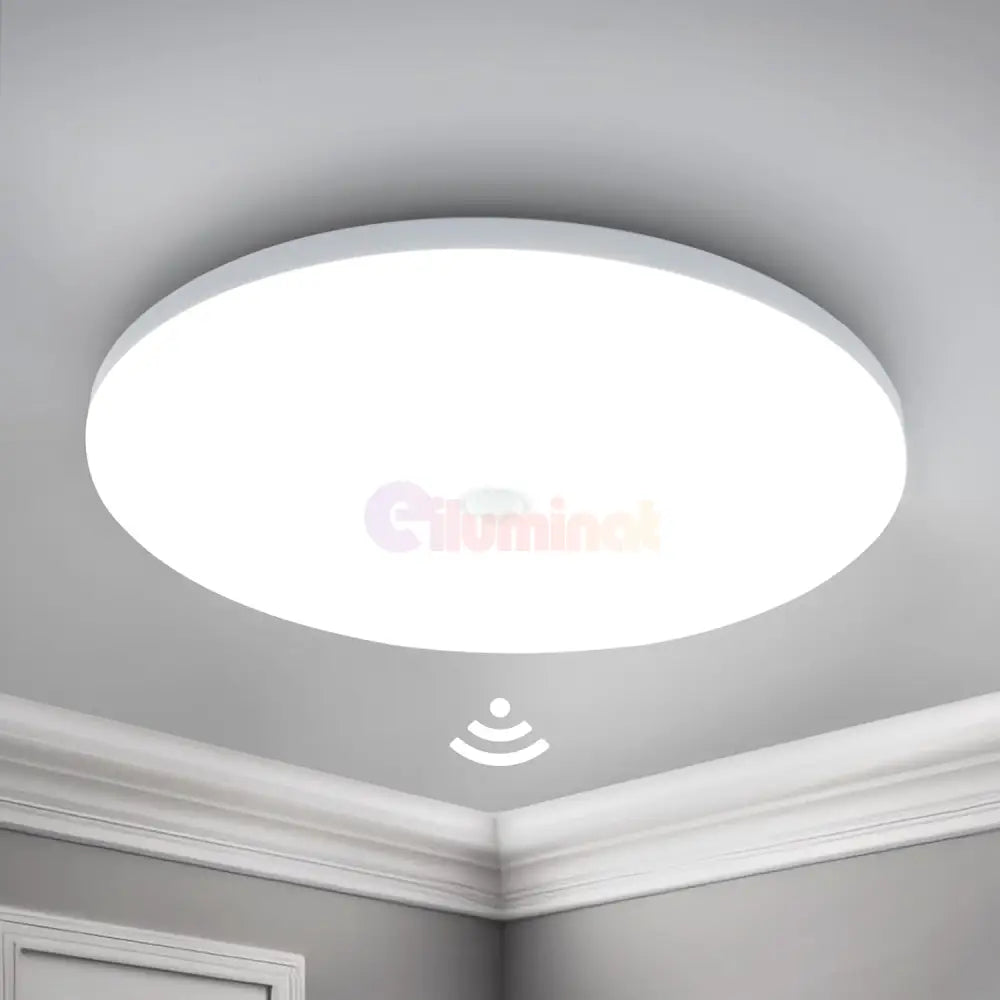 Plafoniera Led 18W Senzor Miscare Echivalent 180W Frameless Led Ceiling Light With Sensor
