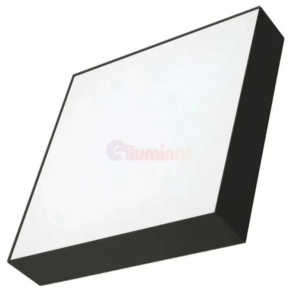Plafoniera Led 18W Ultra-Thin Black Patrata Echivalent 200W Led Ceiling Light