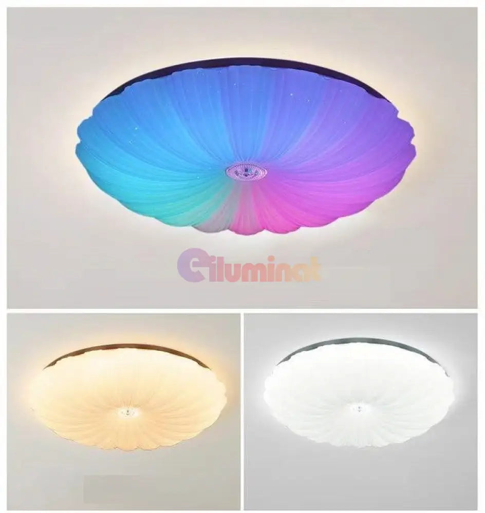 Plafoniera Led 240W Rgb + Cct Telecomanda Led Ceiling Light