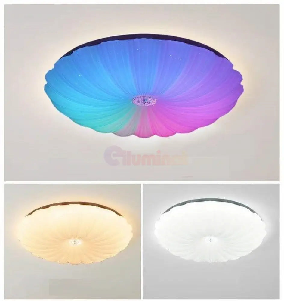 Plafoniera Led 240W Rgb + Cct Telecomanda Led Ceiling Light