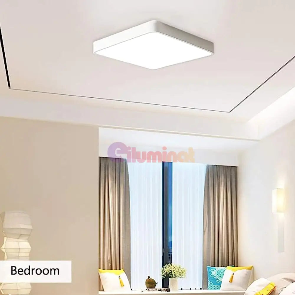 Plafoniera Led 30W Ultra-Thin Patrata Echivalent 300W Led Ceiling Light
