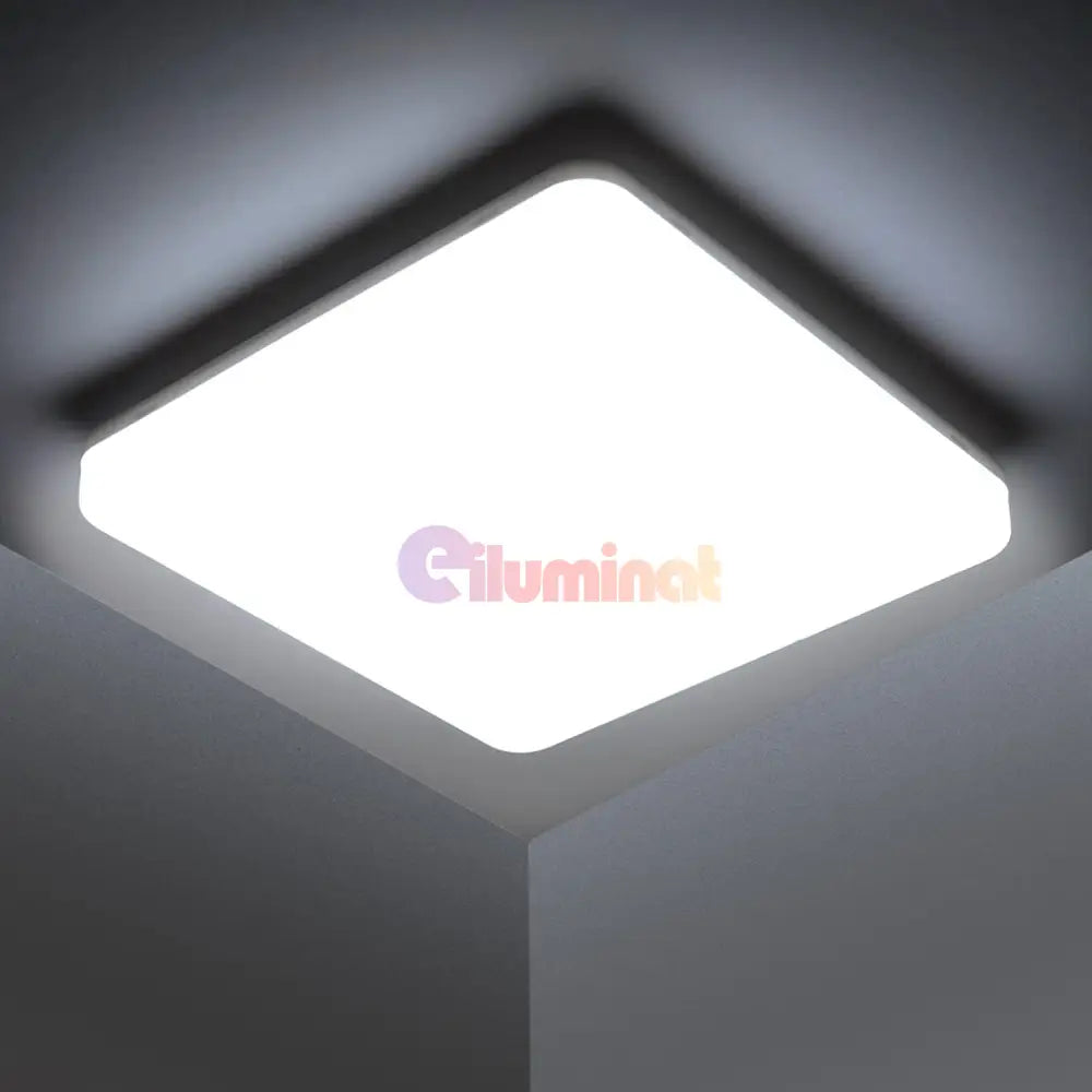 Plafoniera Led 48W Frameless Patrata Echivalent 400W Led Ceiling Light