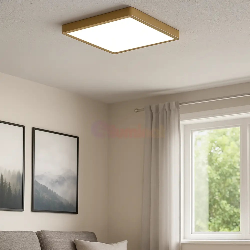 Aplică/Plafonieră FUEVA 5 LED 20.5W Auriu PLAFONIERA LED / Lumina calda / 20.5W led ceiling light