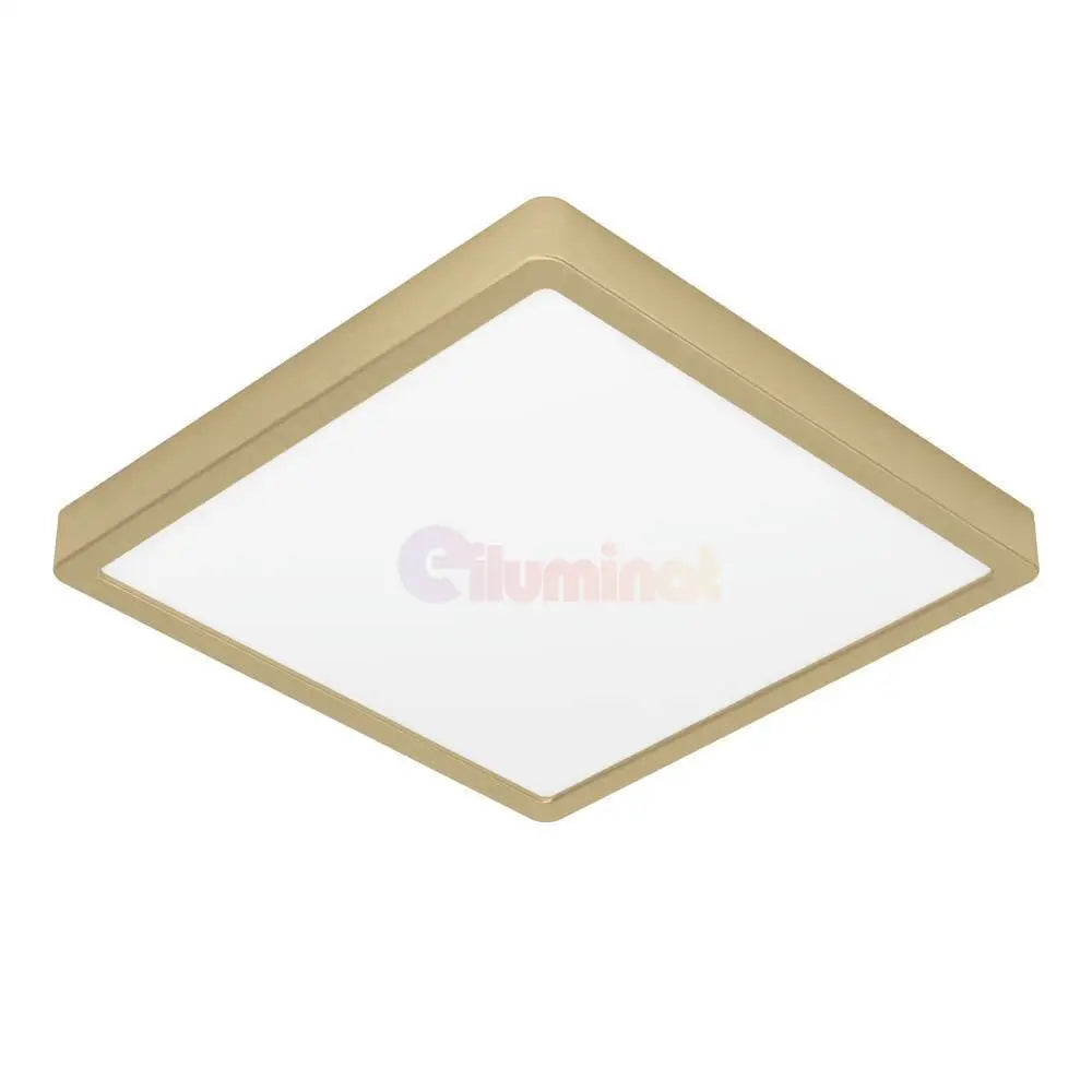 Plafonieră LED Aurie 285mm 3000K Echivalent 250W FUEVA 5 ALB CALD / 20.5W / 28.5CM led ceiling light