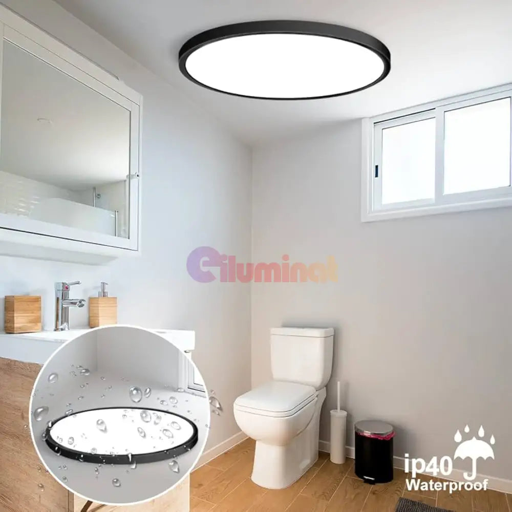 Plafoniera LED Baie 40W 50cm IP40 3 Lumini Echivalent 320W 3 FUNCTII / 40W led ceiling light