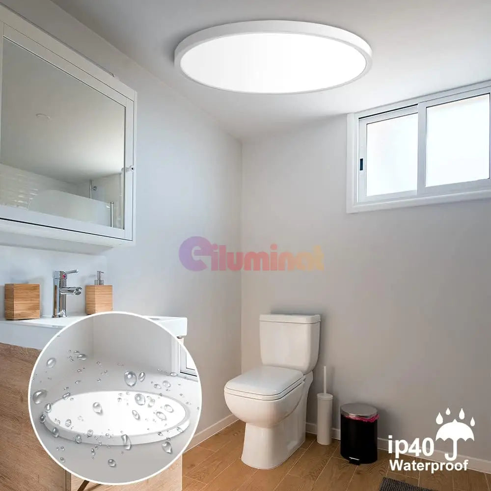 Plafoniera LED Baie 40W 50cm IP40 3 Lumini Echivalent 320W led ceiling light