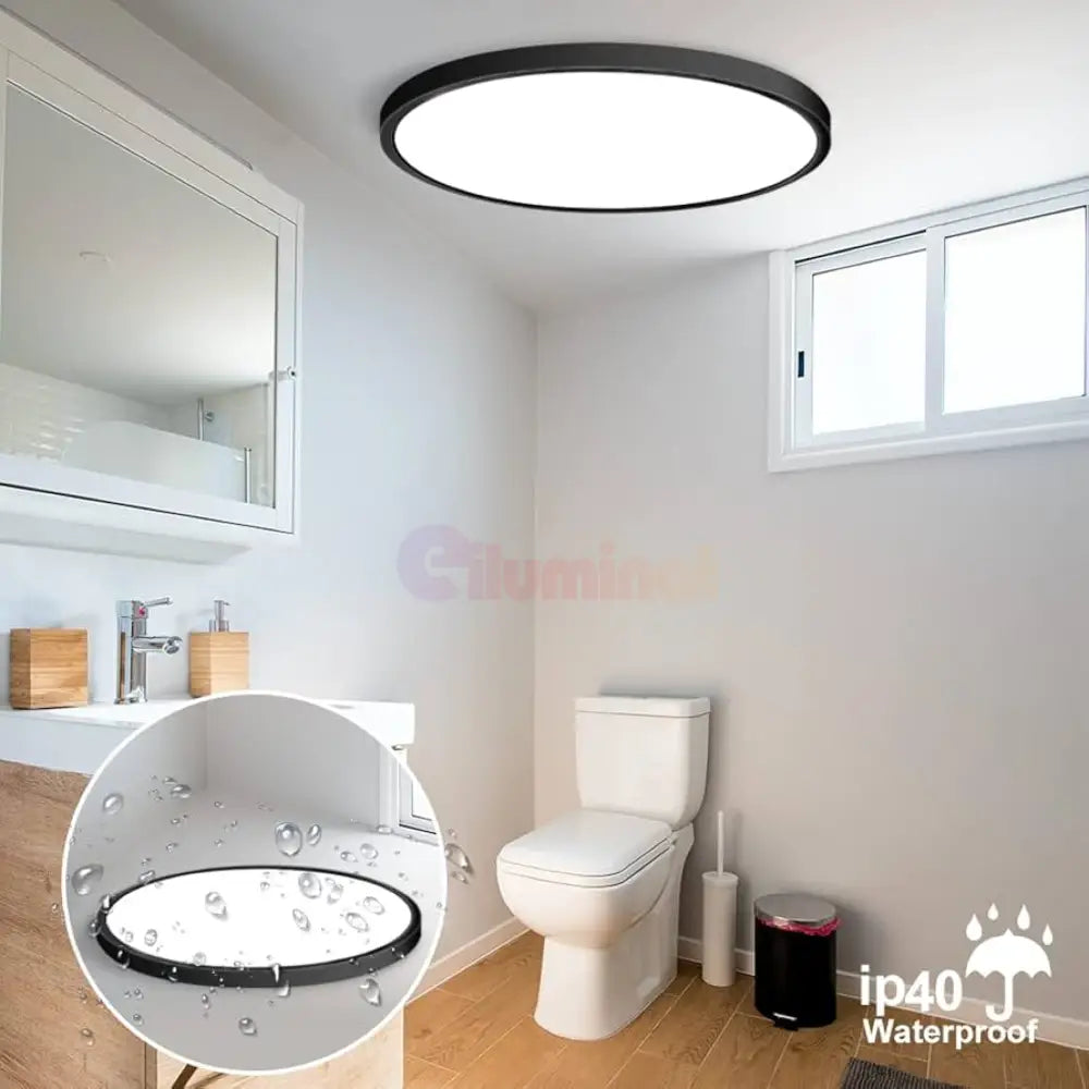 Plafoniera LED Baie 40W 50cm IP40 3 Lumini Echivalent 320W 3 FUNCTII / 40W led ceiling light