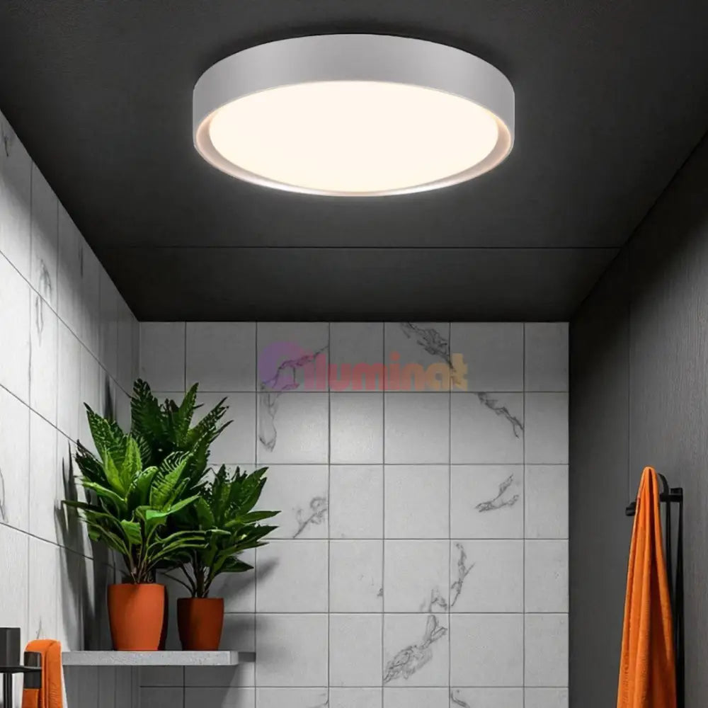 Lustra LED CLARIMO White ALBA / 33CM / MINIMALIST DESIGN Lighting Fixtures